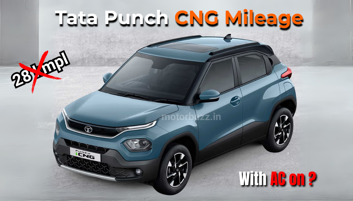 Tata Punch CNG Mileage with AC
